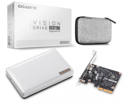 Gigabyte Vision Drive 1TB Upgrade Kit 1000 GB Negro, Blanco (Espera 4 dias)